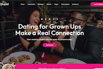 design modern dating platform with live streaming and gamified elements filters