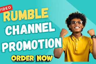 do rumble video promotion, rumble channel promotion and monetization