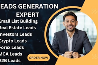 generate dubai, USA, uae, saudi arabia, UK real estate leads and list