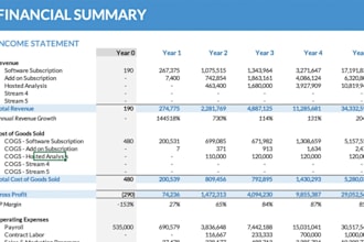 prepare an investor ready financial model and valuation for your startup