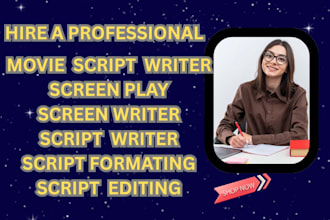 write movie script screenplay screenwriting scriptwriter tv series film script