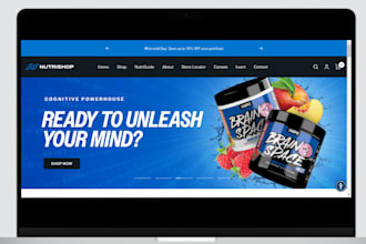 build nutraceutical website peptide website supplement, nutraceutical website