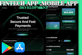 develop secure fintech app crypto wallet app exchange app blockchain mobile app