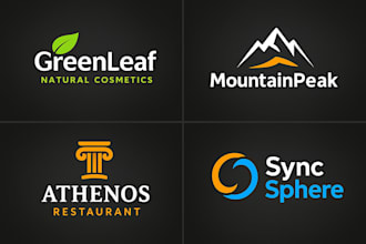 make a clean and eye catching logo for your company