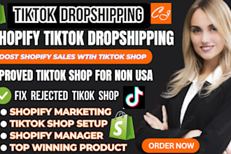 setup tik tok shop dropshipping shopify tiktok shop marketing manager tiktok ads