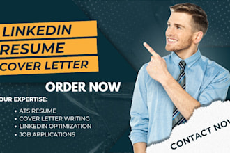 write and upgrade your resume, cv, cover letter, linkedin