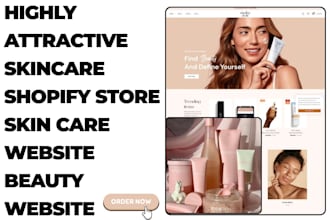design skincare shopify skin care website beauty website skincare shopify store