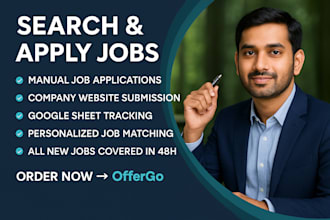 do personalized job search and apply to jobs manually for you