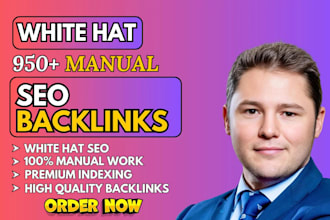 create SEO optimized backlinks from trusted high da sources
