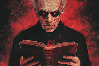 design horror book cover, ebook cover