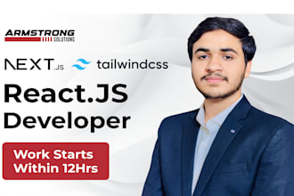 be react js ai front end web developer using graphql and nextjs
