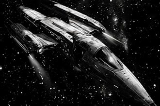 do design spaceship sci fi illustration and sci fi art