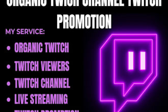 do gaming real organic twitch promotion, live stream viewers, stream overlay