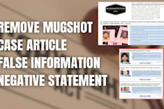 remove mugshots, clean search results, and fix your reputation