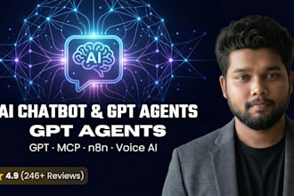 develop ai agent chatbots with gpt and mcp server or ai chatbot software