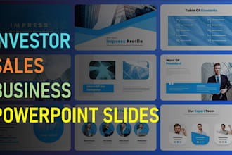 create investor pitch deck powerpoint presentation slides