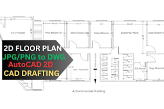 draw architectural 2d drawings, floor layouts, and house designs