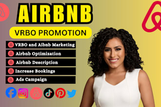 promote airbnb listing, vrbo, airbnb promotion, airbnb marketing, airbnb booking
