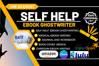 write self help ebook health and fitness holistic life coach journal book design