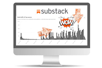 increase your substack subscriber with viral and strategic marketing and traffic