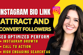 setup linktree instagram bio link write SEO optimized instagram bio that attract