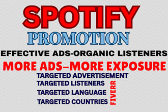 create effective ads to promote your spotify music