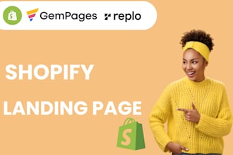 clone shopify landing pages using replo, pagefly, gempages shogun or zipify