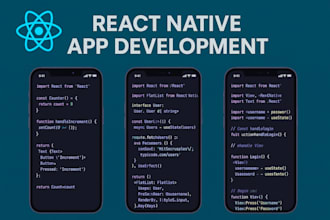 develop react native app or expo app for you