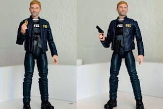 3d action figure 3d articulated model figure toy design 3d print anime figure