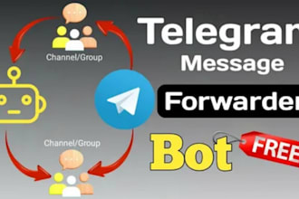 create a custom telegram bot,auto posting,auto forwarding,group manager bot