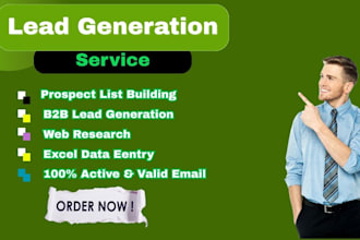 do b2b lead generation with targeted leads and verified email list