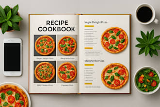 cookbook writer, design and recipe ebook writer, cookbook kdp formatting