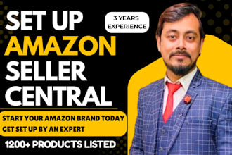 professionally set up amazon seller account product listings amazon store setup