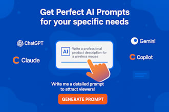 write custom prompt for chatgpt content creation ,refine and improve ai prompt