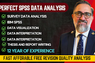 do spss data analysis survey analysis with best report writing