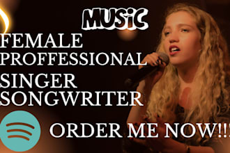 be your  female songwriter, vocalist, rock, blues folk, country and metal singer
