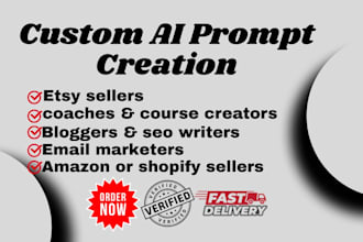 create a professional custom ai prompts tailored to your goals