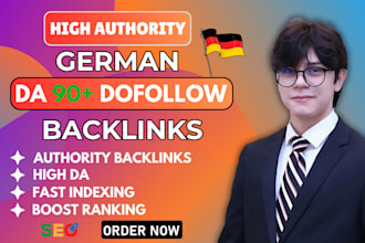do manual high da german de dofollow backlinks for SEO link building