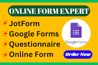 fill online survey, google form, jotform and polls