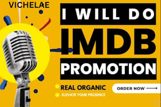 promote your imdb movie with rating