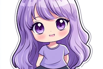 draw anime character art for your pfp, avatar icon, original