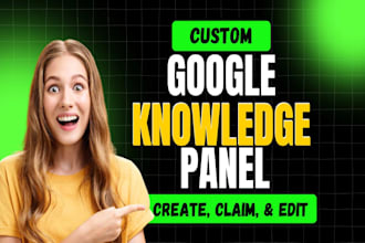 create claim and edit a verified google knowledge panel for individual or brand