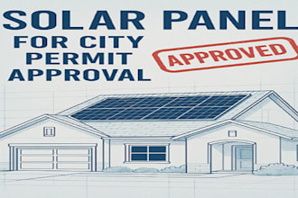 stamp and review architectural drawing, solar panel  for approval in usa florida