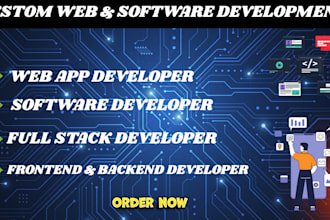 develop custom software, web app, crm, erp, saas, hrm, inventory, odoo, ai web