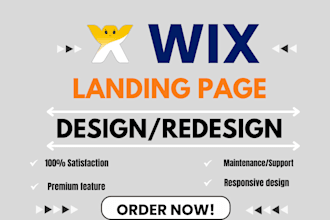 build wix website, design and redesign wix website, wix studio website