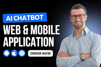 I will do ai mobile app development, ai website and ai web application