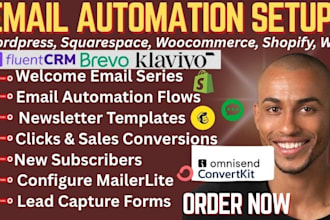 setup wordpress woocomerce email marketing automation flow mailerlite brevo form