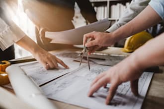 design mep drawing, structural plan, elevation site plan for your project
