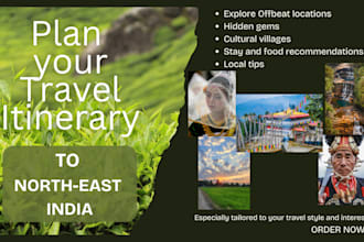 create an offbeat north east india travel itinerary with local gems