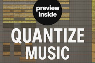 professionally quantize your music or audio tracks and make a dj friendly edit